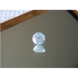 GEMSTONE - WHITE TOPAZ - ROUND FACETED - 5.1 X 3.4mm