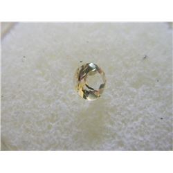 GEMSTONE - CITRINE - ROUND FACETED - 5.8 X 4.0 mm - ~ 0.64 CT