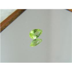 GEMSTONE - PERIDOT - PEAR FACETED - 6.0 X 4.1 X 2.3mm