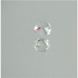 GEMSTONE - WHITE TOPAZ - ROUND CABACHON - 3.1 X 1.6mm