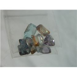GEMSTONES - BAG OF ASSORTED FACETTED GEMSTONES