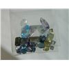 Image 1 : GEMSTONES - BAG OF ASSORTED FACETTED GEMSTONES
