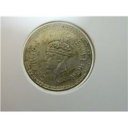 COIN - 1/4 RUPEE - INDIA - 1945(.)B - SMALL 5