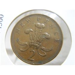 COIN - 2 NEW PENCE - 1971
