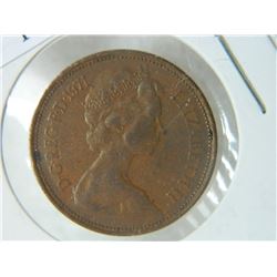 COIN - 2 NEW PENCE - 1971