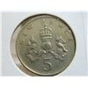 Image 2 : COIN - 5 NEW PENCE - 1980