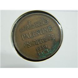 COIN - PALESTINE - 1 MIL - 1939