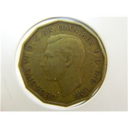 COIN - THREE PENCE - 1937