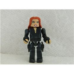 MINI FIGURE - BLACK - WITH 2 GUNS & HOLSTERS