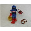Image 1 : MINI FIGURE - CAPTAIN AMERICA - WITH SHIELD, EXTRA HAIR & HAND