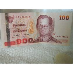 PAPER NOTE - THAILAND - 100 BAHT