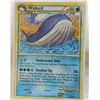 Image 1 : POKEMON COLLECTOR CARD IN PROTECTIVE SLEEVE - WAILORD STAGE 2 - 31/102