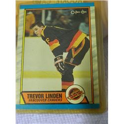 ROOKIE HOCKEY CARD - TEVOR LINDEN - CANUCKS - #89 - CONDITION - NEAR MINT