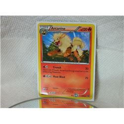 POKEMON COLLECTOR CARD IN PROTECTIVE SLEEVE - ARCANINE - 13/99