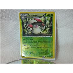 POKEMON COLLECTOR CARD IN PROTECTIVE SLEEVE - AMOONGUSS - 10/101