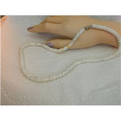 NECKLACE - SHELLS - NAVAHO? DESIGN