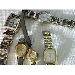 ASSORTED WATCHES - TIMEX, HEBERT, GUESS & MORE - 5 TTL