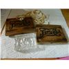 Image 2 : BAG OF ASSORTED - WOOD PEPSI BOX ENDS, PINWHEEL ASHTRAY & MORE