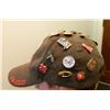 Image 6 : BASEBALL CAP (I'M ALL IN) -  WITH ASSORTED PINS ETC.