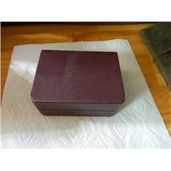 WATCH BOX - WITTNAUER - LEATHER  COVERED CUSION