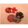 Image 2 : CASINO CHIPS & OTHER - 5 PC TTL