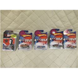 5 Hot Wheels