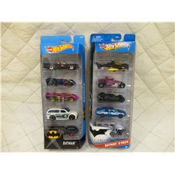 2 Hot Wheels Batman 5 Packs