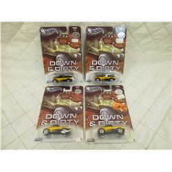 4 Hot Wheels Down and Dirty Dodge M80