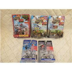 5 Diecast Bikes