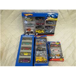 4 Various Hot Wheels Packs