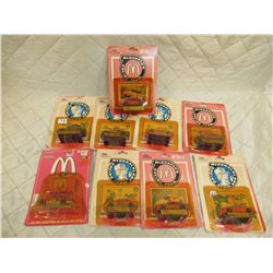 9 Vintage McDonald's Racing Champions Cars