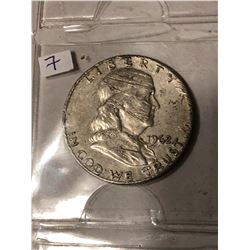 1962 P Silver Franklin Half Dollar Nice Early US Coin