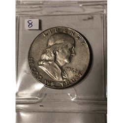 1962 D Silver Franklin Half Dollar Nice Early US Coin