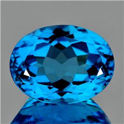 Natural AAA Swiss Blue Topaz 23.50 Ct - FL