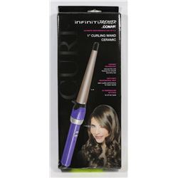 CONAIR INFINITI PREMIER 1" CERAMIC CURLING WAND.