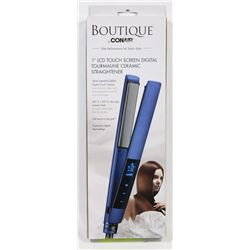 CONAIR BOUTIQUE 1" LCD TOUCH SCREEN STRAIGHTENER.
