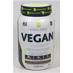 BODYLOGIX VEGAN PROTEIN, 840G, CHOCOLATE FLAVOUR.