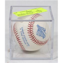 ORIGINAL 1993 BLUE JAYS BASEBALL IN CASE