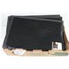 Image 1 : NEW 9 BLACK ANTI SKID FLOOR MATS