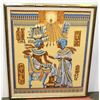 Image 1 : 27"X13" FRAMED EGYPTIAN TAPESTRY.