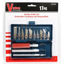 NEW! 17PC HOBBY KNIFE SET