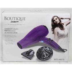 CONAIR BOUTIQUE HAIR DRYER.