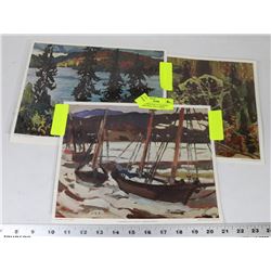 THREE PRINTS BY AY JACKSON, CARMICHAEL AND LAWREN