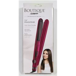 CONAIR BOUTIQUE 1.25" STRAIGHTENER, PINK.