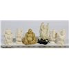 Image 1 : FLAT OF 6 ORNAMENTAL BUDDHA'S.