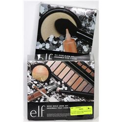 ELF ROSE GOLD LOOK MAKEUP SET AND ALL OVER GLOW