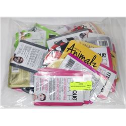 BAG OF ASSORTED FACIAL MASKS