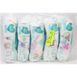 5 PACKS OF 56 PAMPERS SENSITIVE WIPES