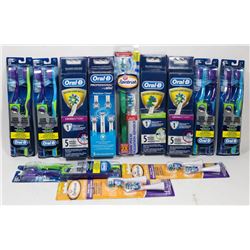 BAG OF ASSORTED TOOTHBRUSHES