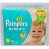 Image 1 : BOX OF 64 PAMPERS BABY DRY SIZE 6 DIAPERS